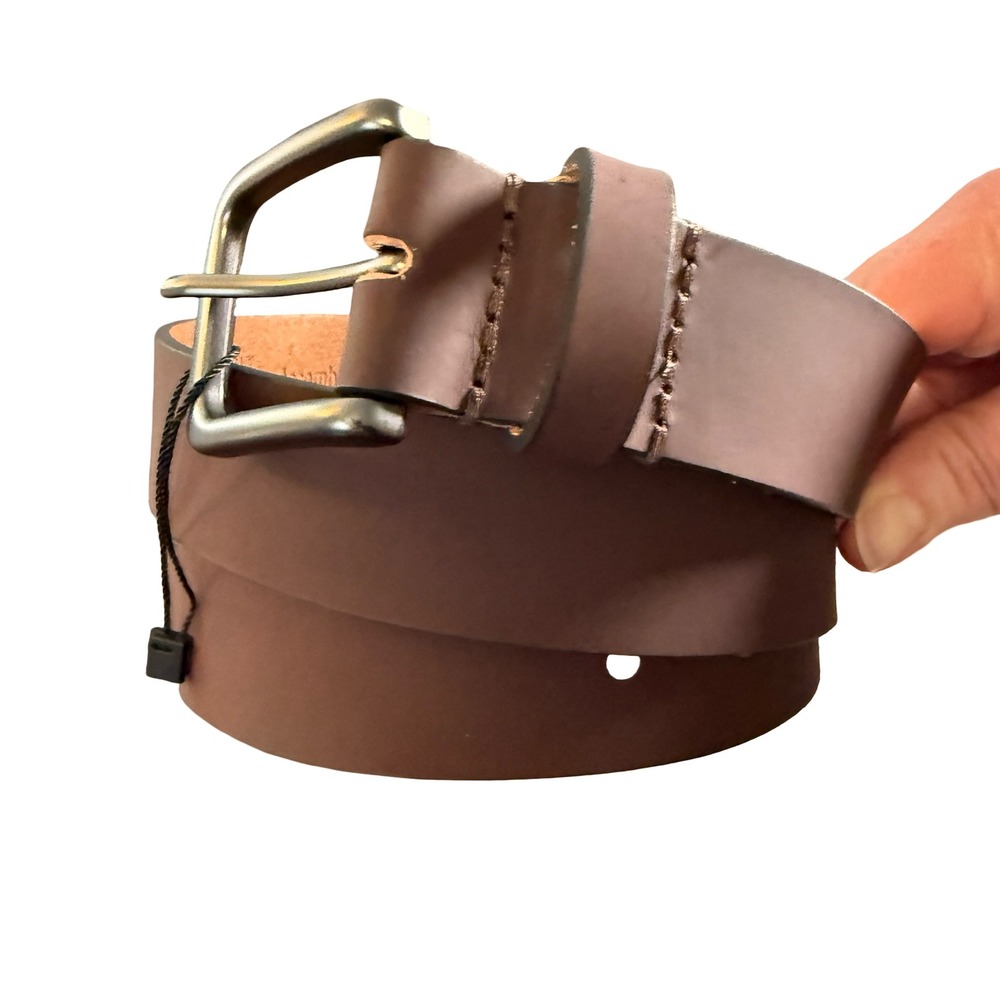 Timberland Mens Brown Leather Belt Sz 40 B75453 73 Eco-Conscious Better Leather
